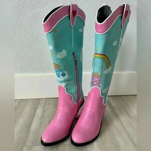 Care Bears X Dolls Kill Cowboy Boots Size 7